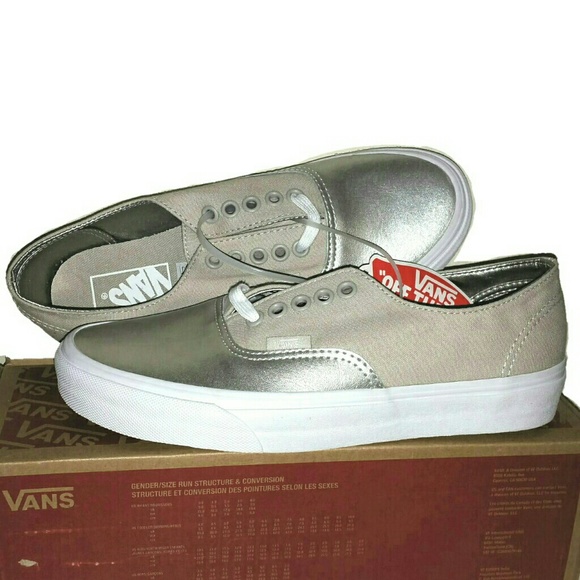 vans metallic canvas